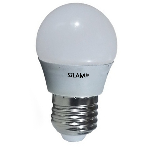 Lampadina a Led E27 5W MiniGlobo Attacco Grosso a Vite Marca Silamp Alta Illuminazione 500 Lumen Accensione Immediata Lampadina a Led E27 5W MiniGlobo Attacco Grosso a Vite Marca Silamp Alta Illuminazione 500 Lumen Accensione Immediata
